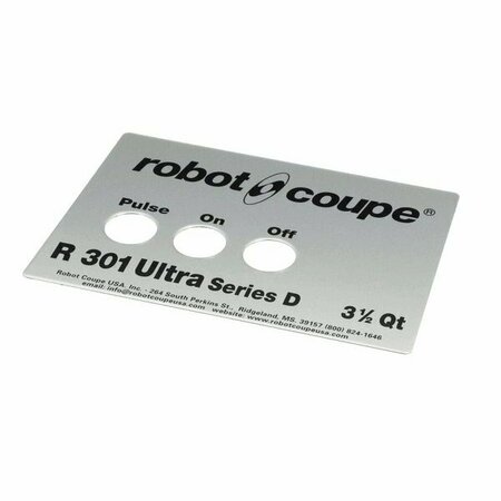 ROBOT COUPE Front Plate R301U Series D 408017S